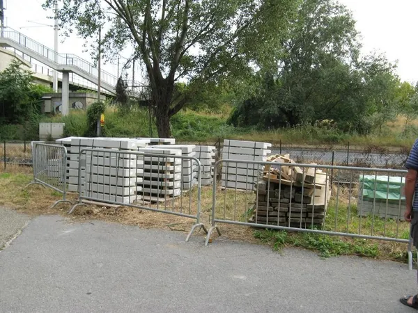 Renovierung der Bahnsteigkanten, Foto 19