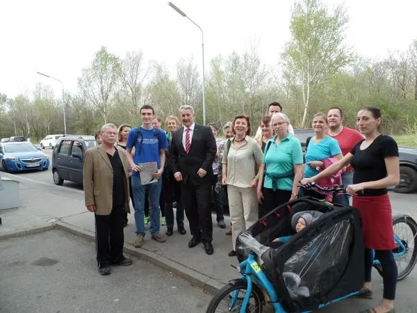 Besuch von Ernst Nevrivy, Foto 1
