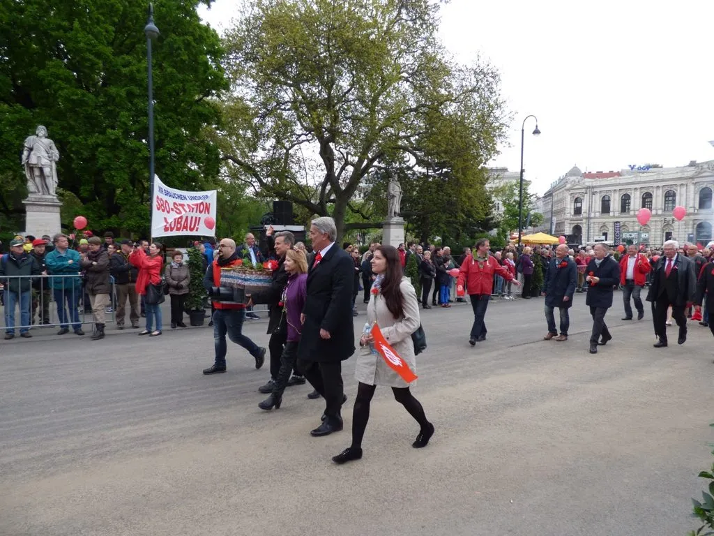 Die Bürgerinitiative beim Maiaufmarsch 2016, Bild 2