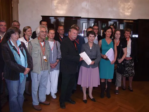 Übergabe der Petition im Parlament, Foto 11