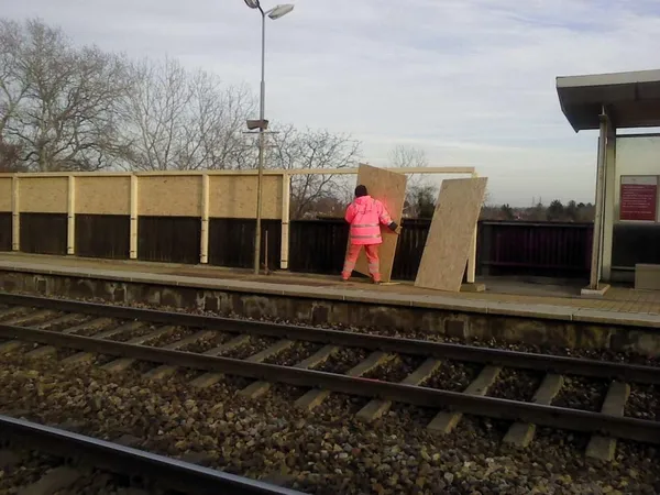 Schließung der Station, Foto 2